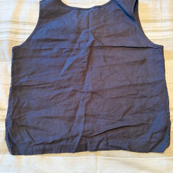 Parachute 100% Linen Tank Top – Grey, Size XS, Soft - Picture 3 of 3